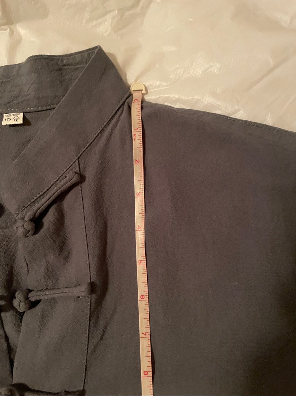 Men's Traditional Button-Front Jacket in Sage Green Size-XL - Picture 12 of 13
